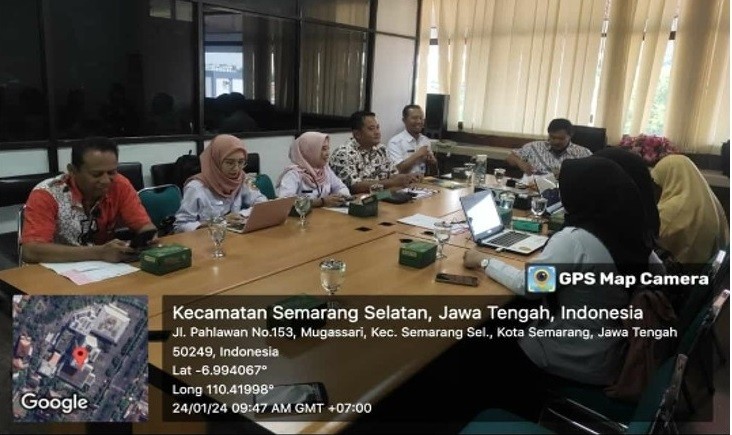 Sekretariat DPRD menghadiri undangan Ke Prov