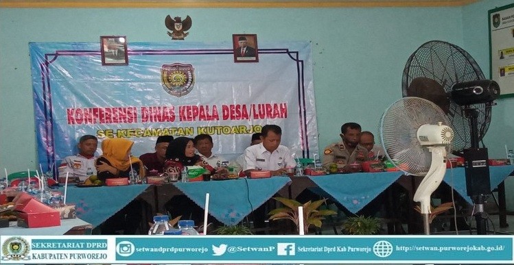 Komisi I menghadiri Undangan Kec. Kutoarjo