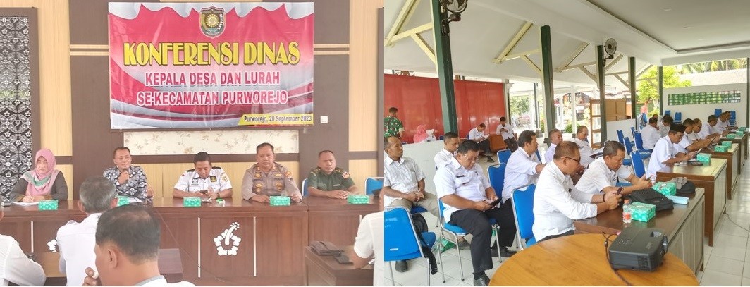 Komisi 1 menghadri Undangan Kegiatan di Kec Purworejo