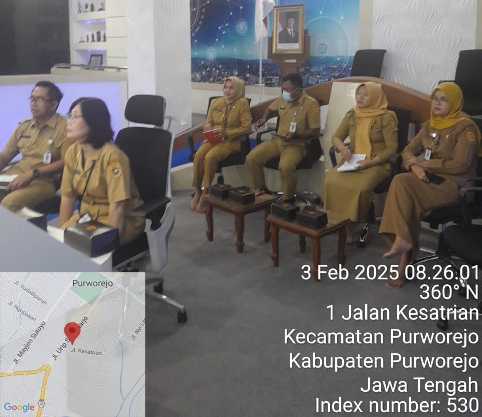 Rapat Konferensi Video Persiapan Pelantikan KDH Serentak se-Indonesia