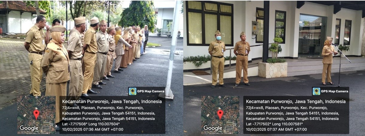 Sekretariat DPRD melaksanakan Apel Pagi