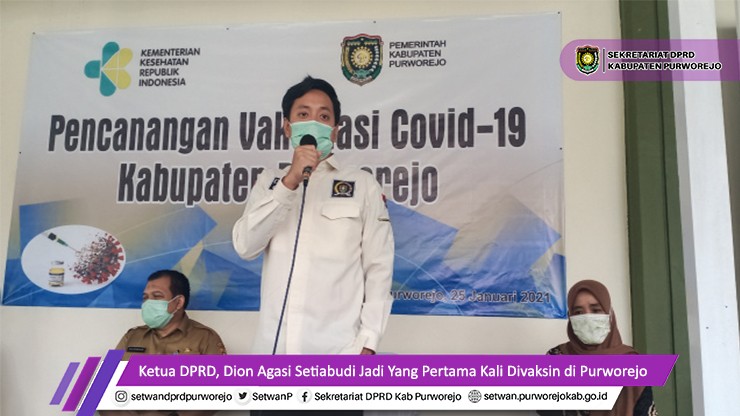 Vaksinasi Covid-19 di Purworejo Sudah Dimulai