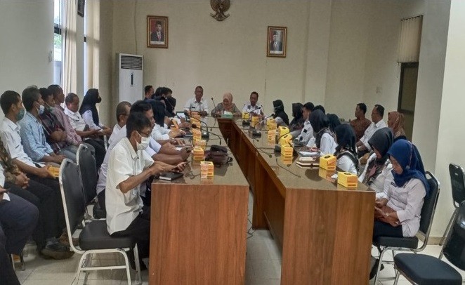 Komisi 3 menghadiri undangan Narsum di Bag Perekonomian