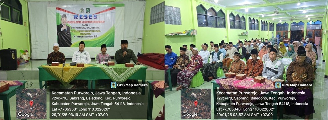 Bpk H.Much Dahlan melaksanakan kegiatan reses