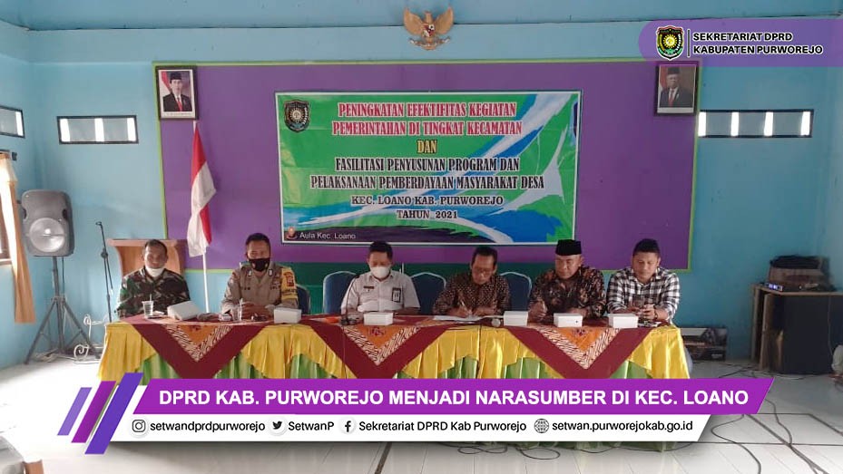  Komisi III DPRD Kab.Purworejo menghadiri Undangan Kec. Loano